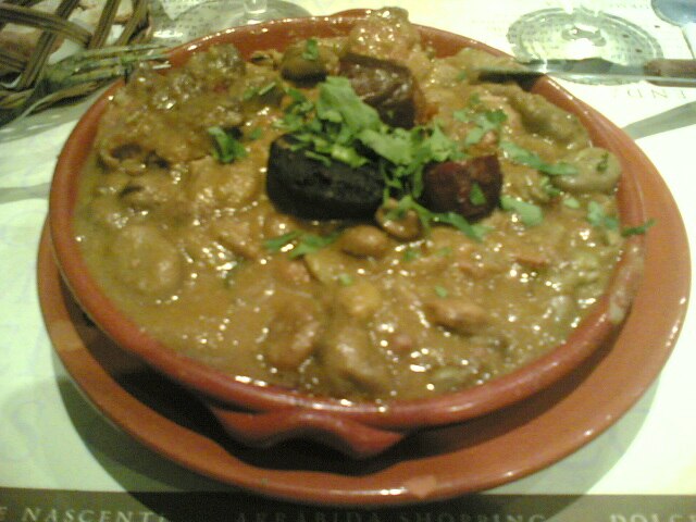 Favas com chouriço - Traditional Portugal dish