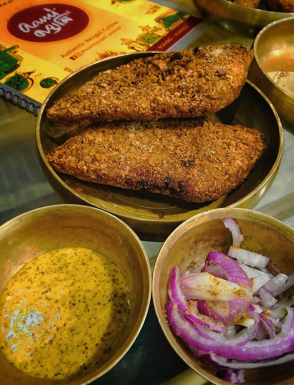 Fish Kabiraji - Traditional India dish