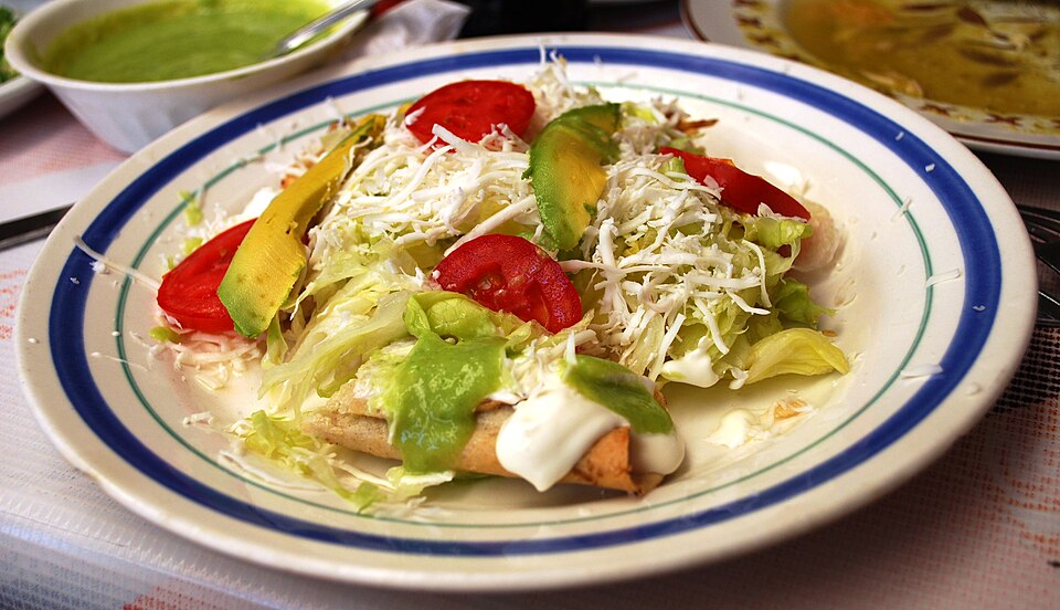 Flauta - Traditional Mexico dish