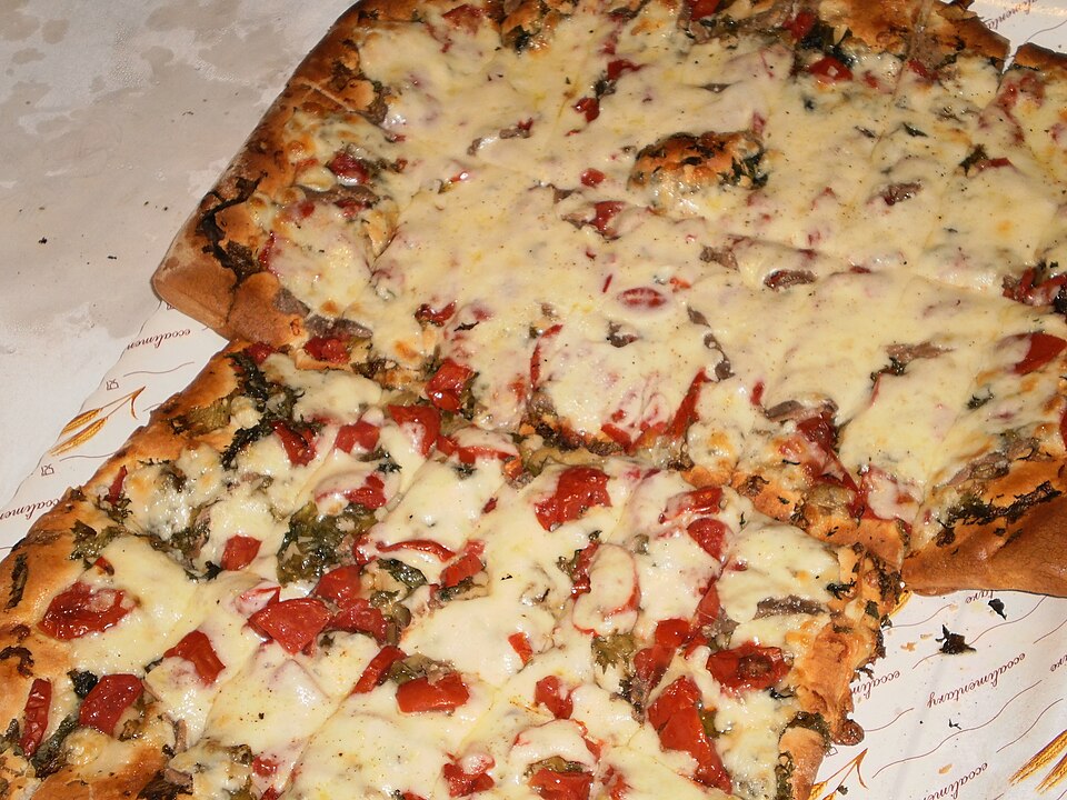 Focaccia messinese - Traditional Italy dish