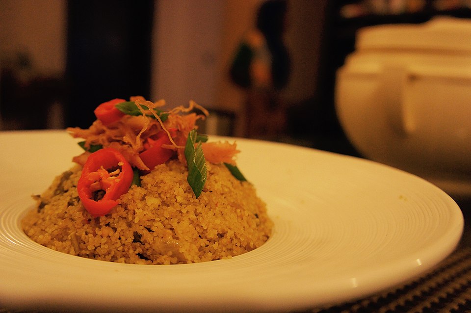 Fonio jolloff - Traditional Nigeria dish