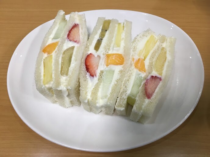 fruit sandwich - Traditional Japan dish
