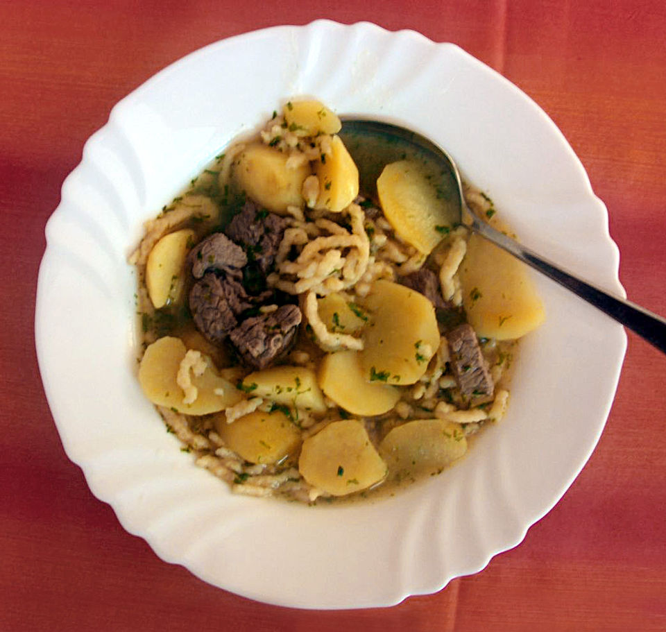 Gaisburger Marsch - Traditional Germany dish