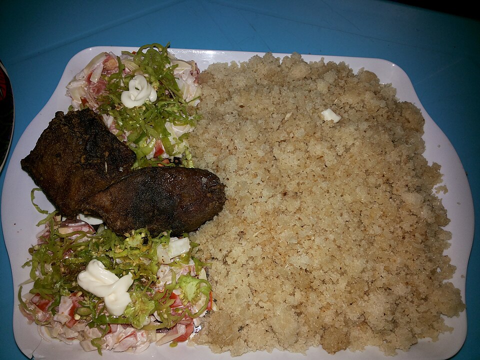 Garba - Traditional Côte d'Ivoire dish