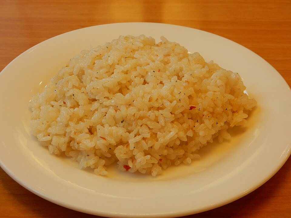 garlic rice - Traditional Japan dish