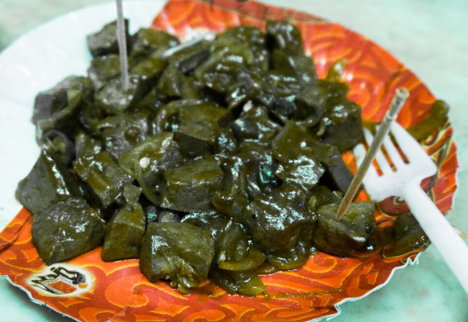Garnished liver sauce - Traditional Nigeria dish