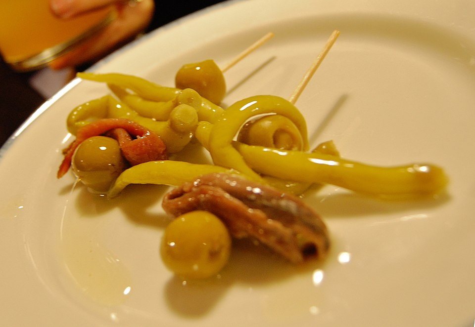 Gilda - Traditional Spain dish