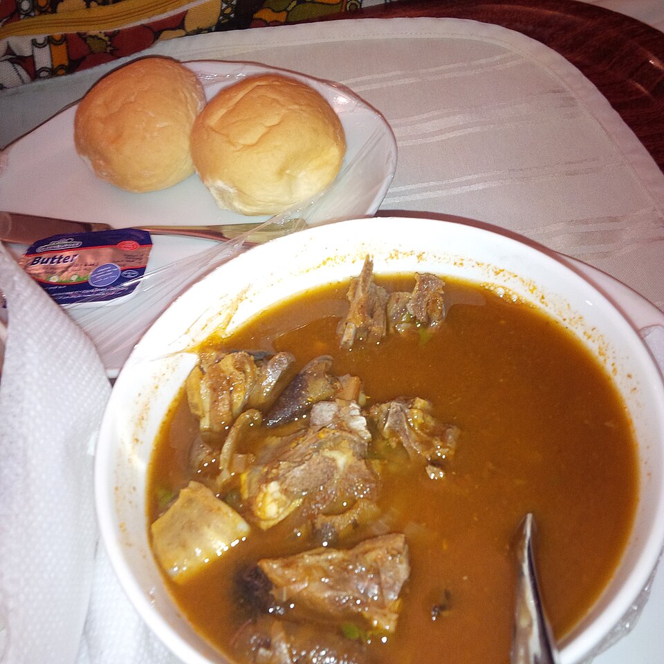 goat meat pepper soup - Traditional Nigeria dish