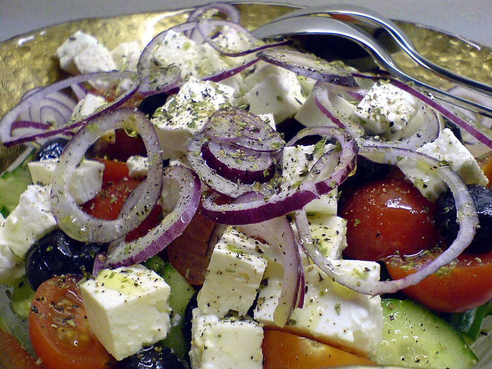 Greek salad - Traditional Greece dish