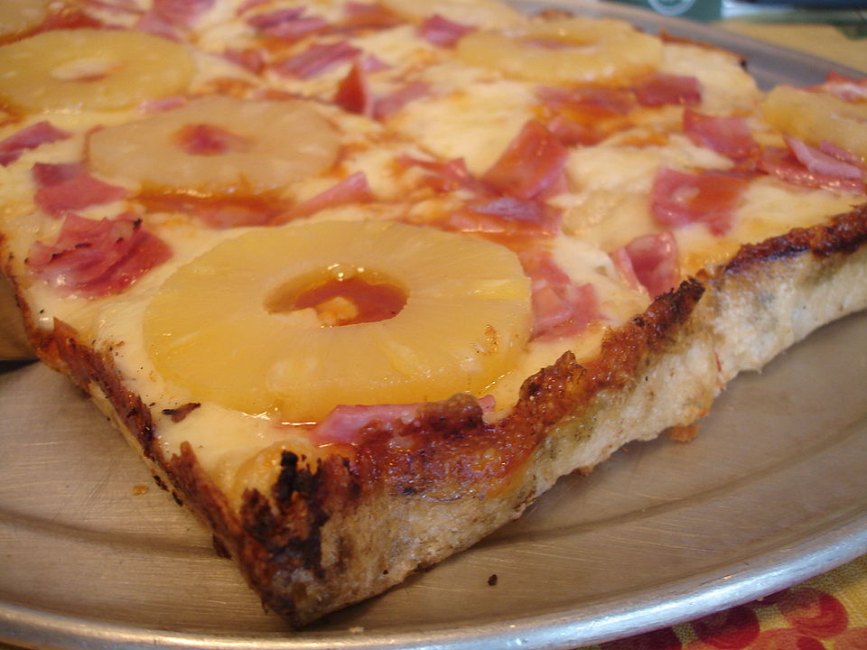 Hawaiian pizza - Traditional Canada dish