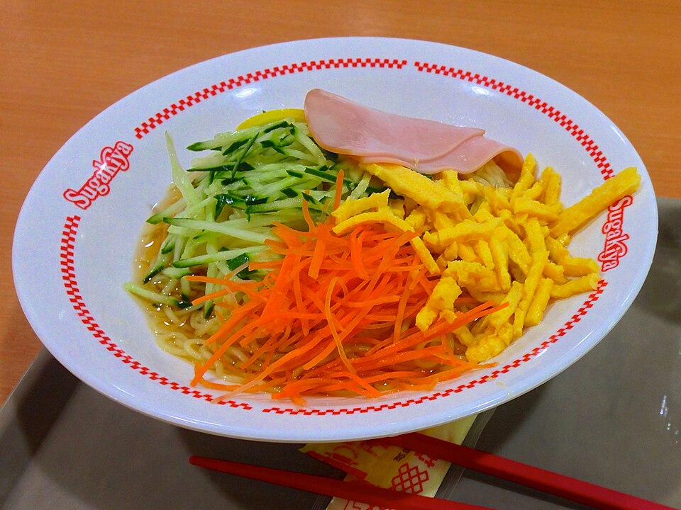 Hiyashi Ramen - Traditional Japan dish