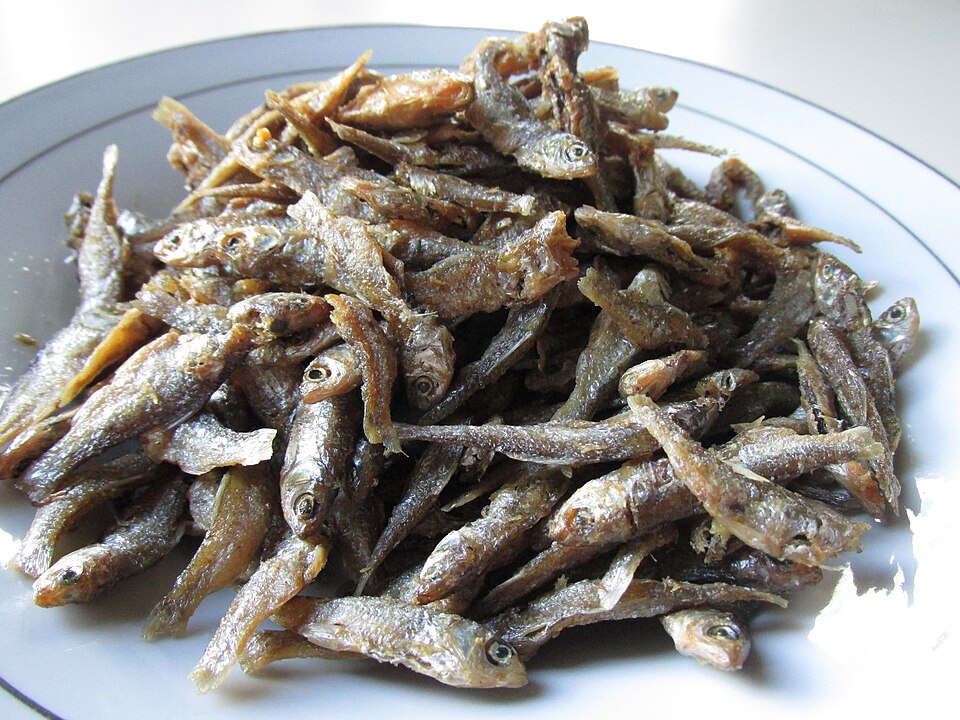 Ikan bilih goreng - Traditional Indonesia dish