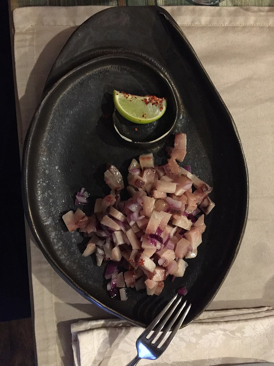 Indigirka salad - Traditional Russia dish