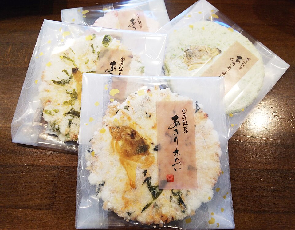 あさりせんべい (田原) - Traditional Japan dish