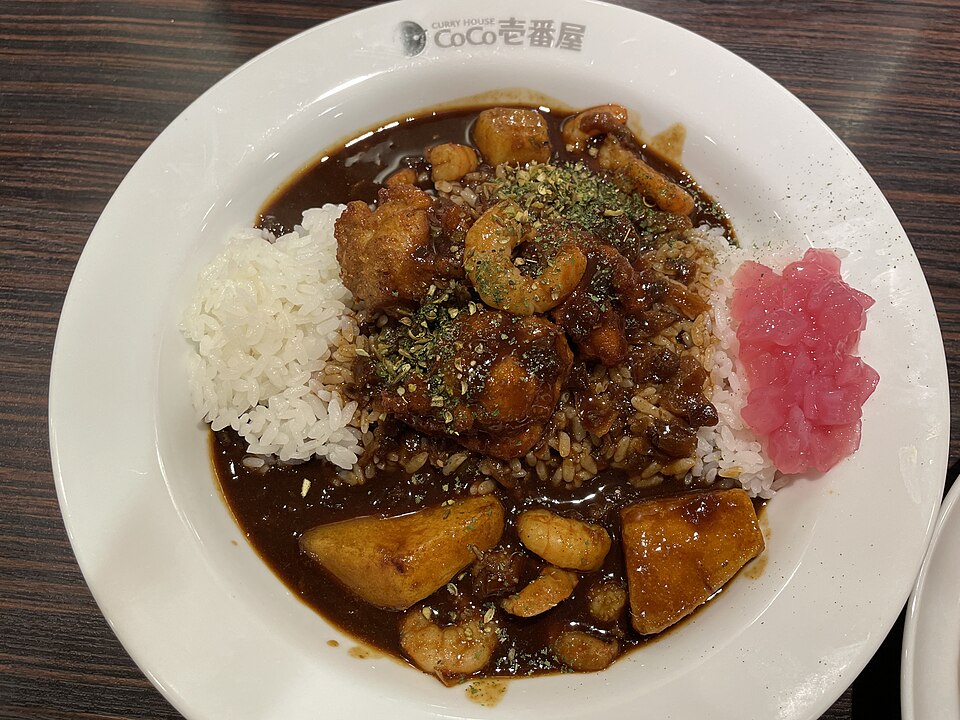 Kashmir chicken curry - Traditional Japan dish