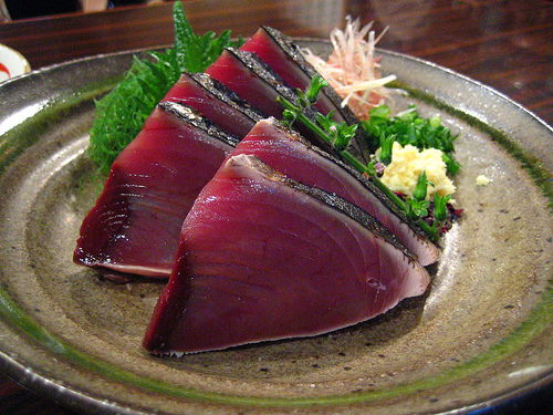 Katsuo no tataki - Traditional Japan dish