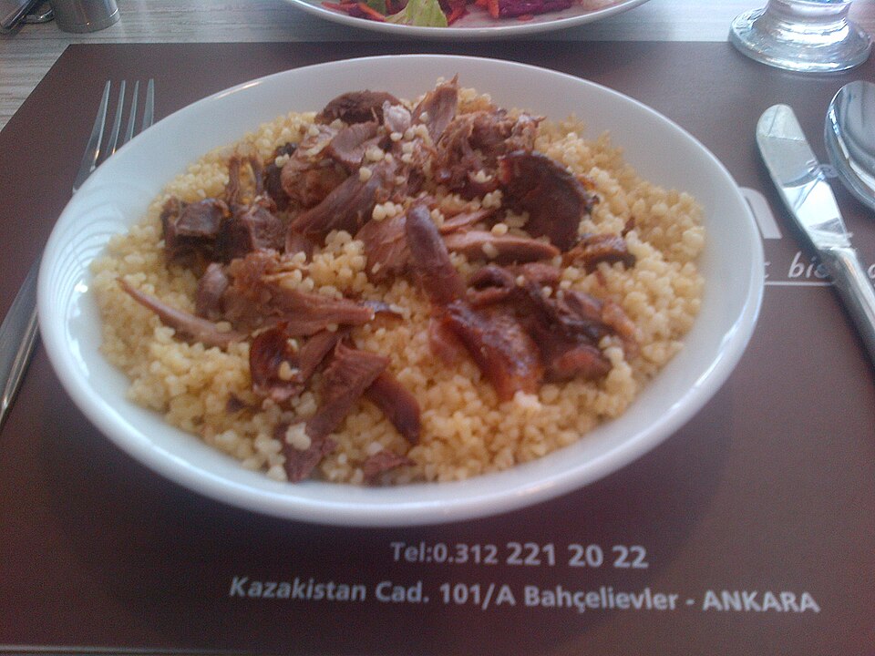 Kaz tiridi - Traditional Türkiye dish