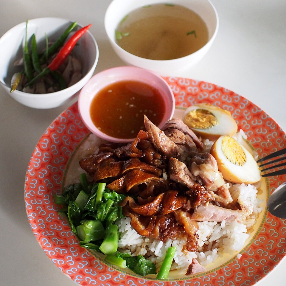 khao kha mu - Traditional Thailand dish