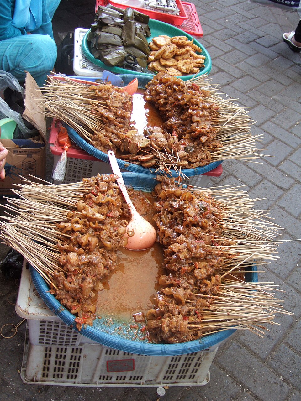 kikil satay - Traditional Indonesia dish