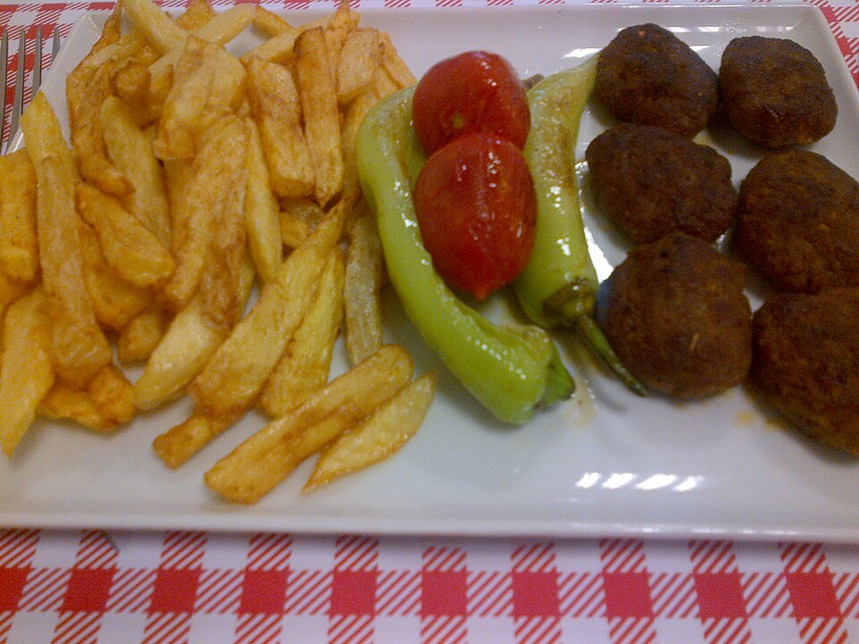 Köftes in the Turkish cuisine - Traditional Türkiye dish