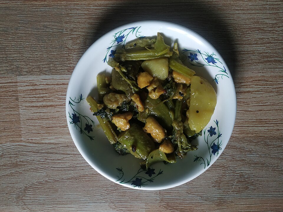 Lau shak chorchori - Traditional India dish