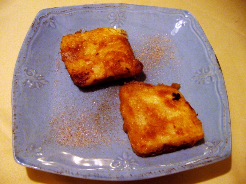leche frita - Traditional Spain dish