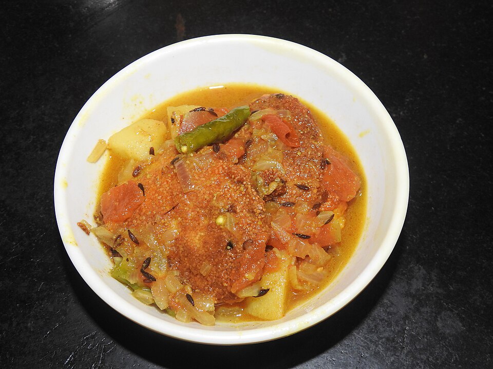 Machher dimer borar jhol - Traditional India dish