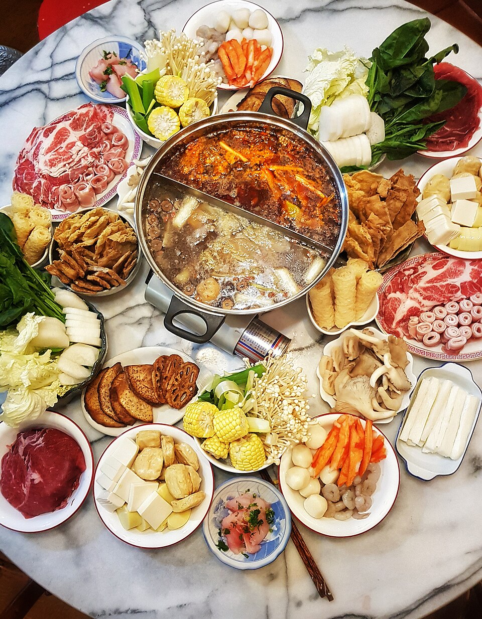 mala hot pot - Traditional China dish