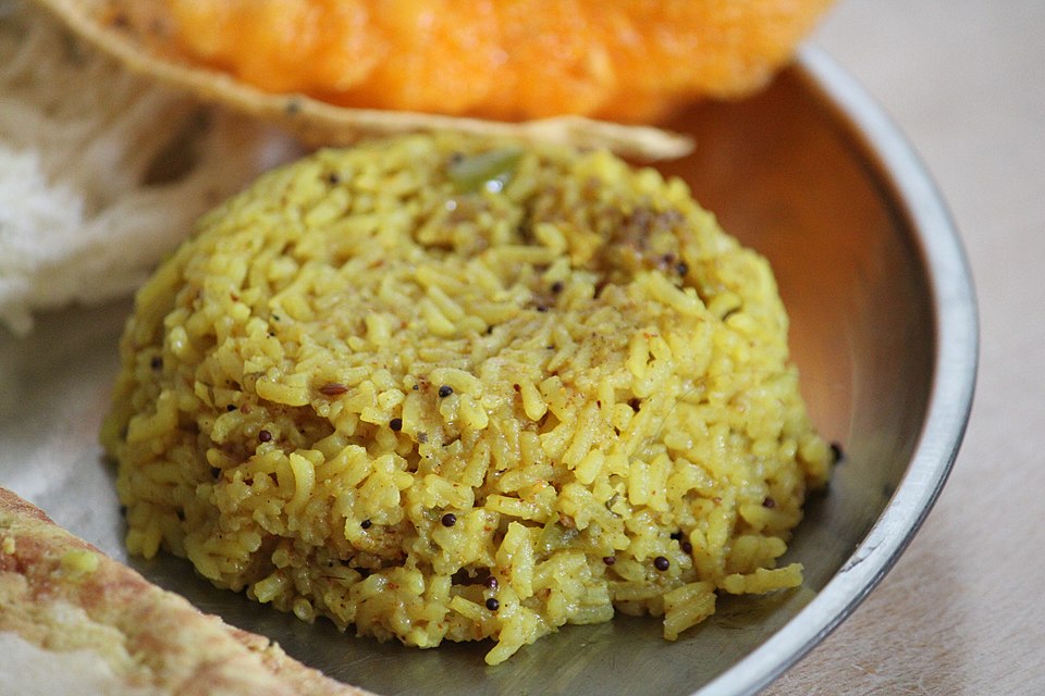 Masala bhat - Traditional India dish