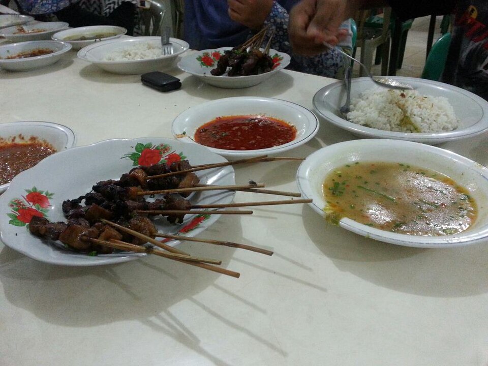 matang satay - Traditional Indonesia dish