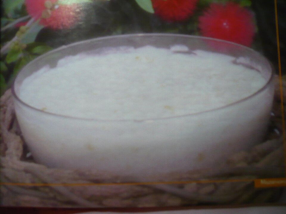 Mazamorra - Traditional Chile dish