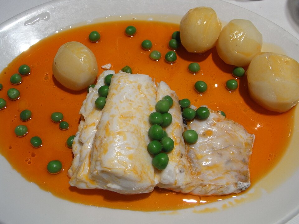 merluza a la gallega - Traditional Spain dish