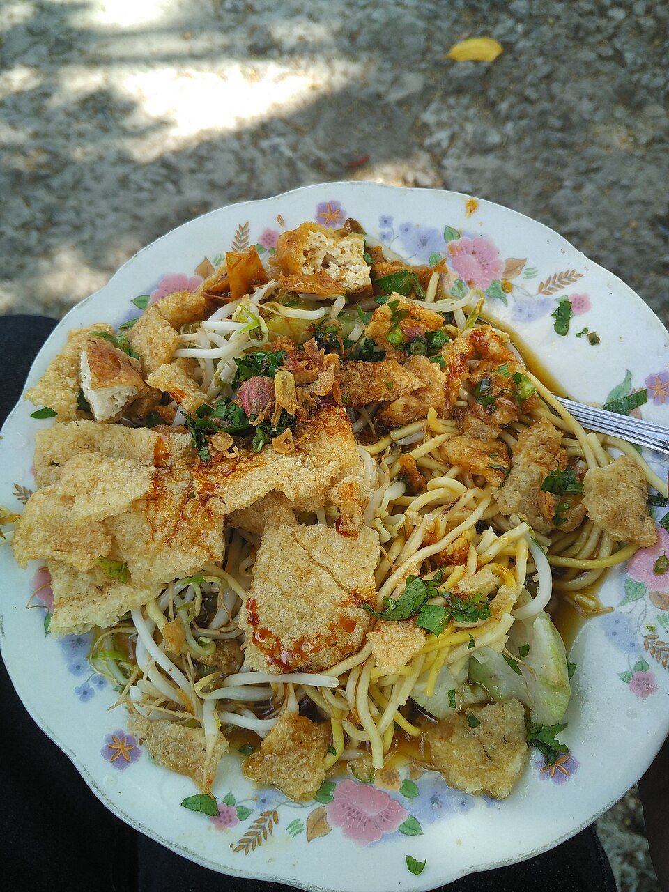 Mie kopyok - Traditional Indonesia dish