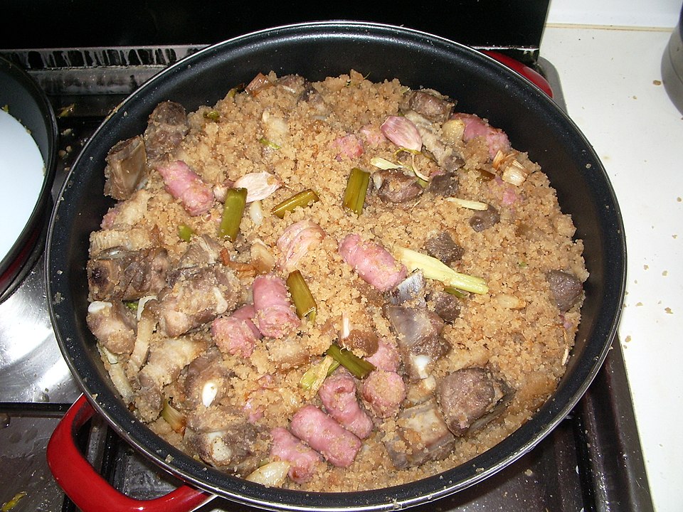 Migas ruleras - Traditional Spain dish