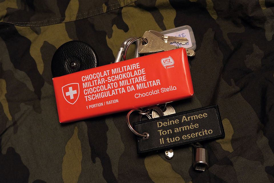military chocolate - Traditional Switzerland dish