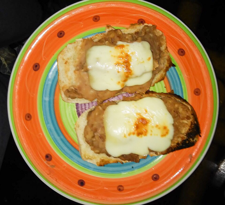 Mollete - Traditional Mexico dish