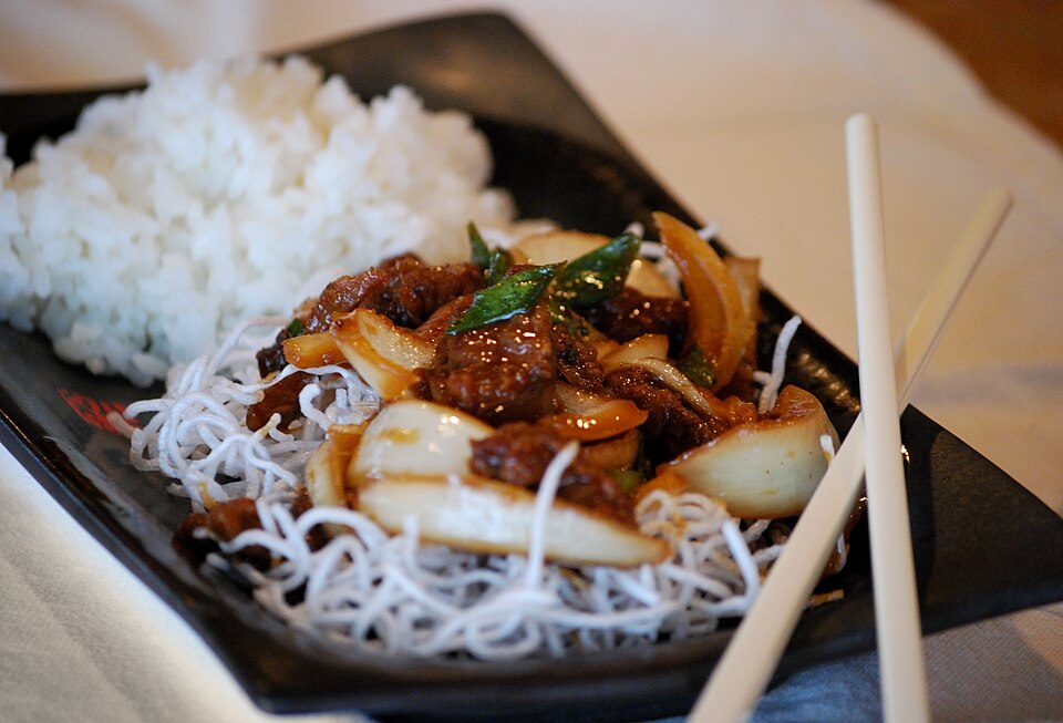 Mongolian beef - Traditional Taiwan dish