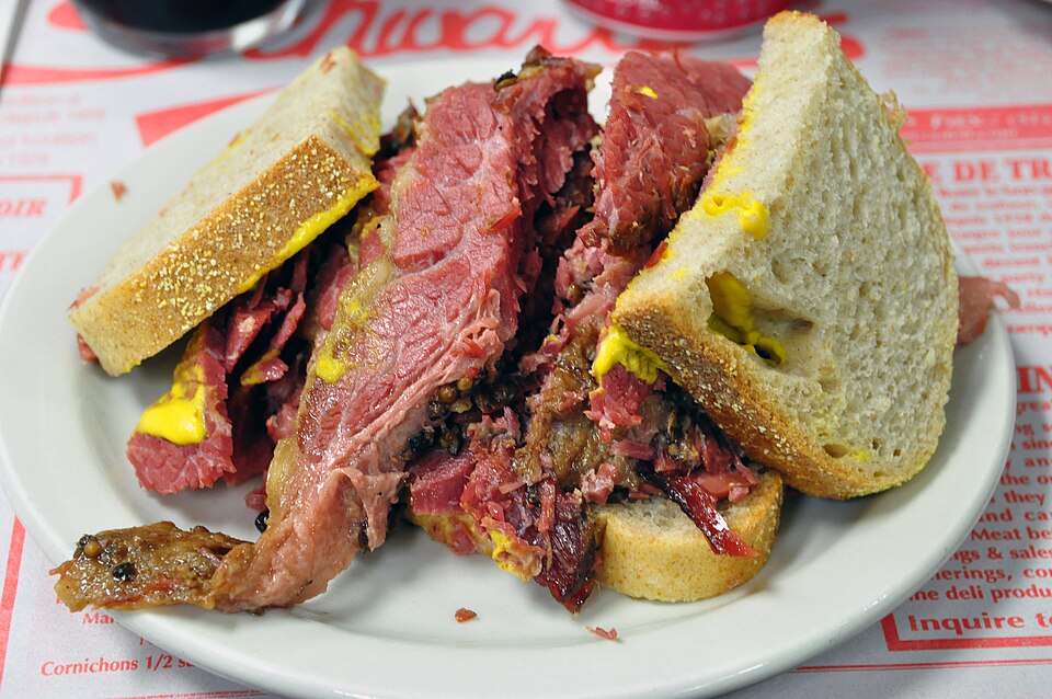 Montreal-style smoked meat - Traditional Canada dish