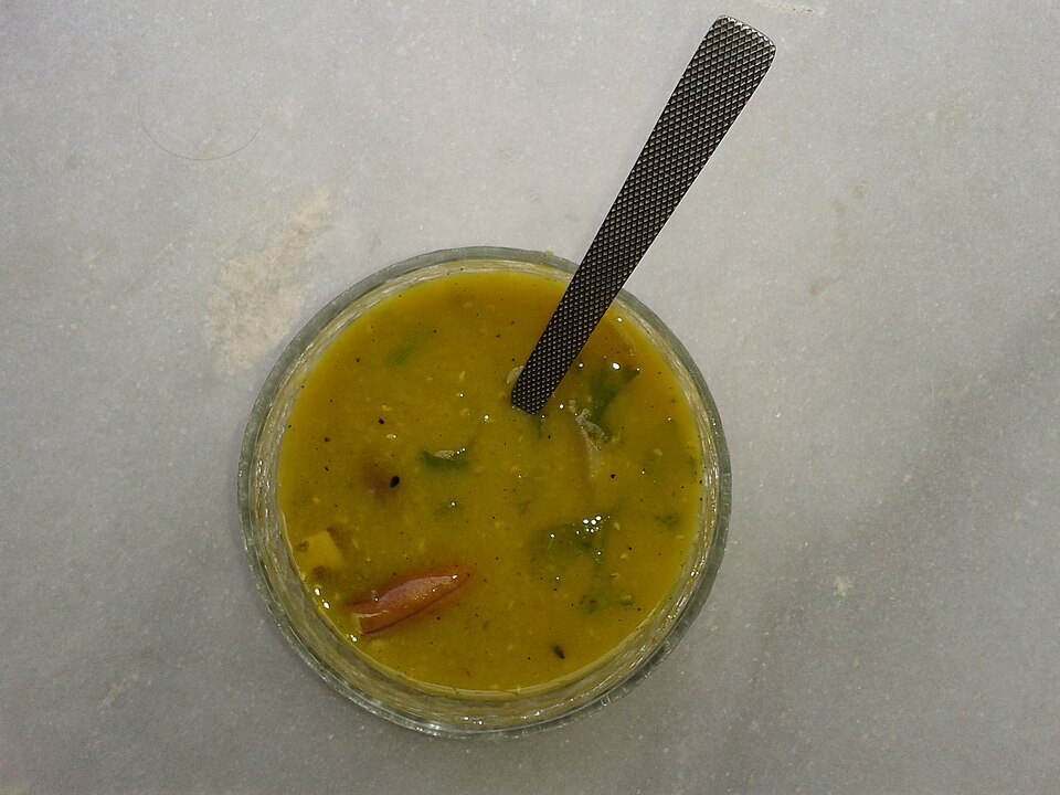 Musur dal kathal er bij diye - Traditional India dish