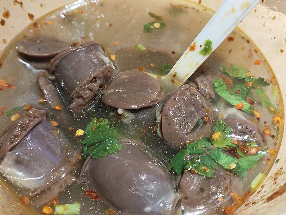 Mutton intestine soup - Traditional China dish