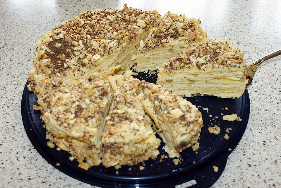 Napoleon cake - Traditional France dish