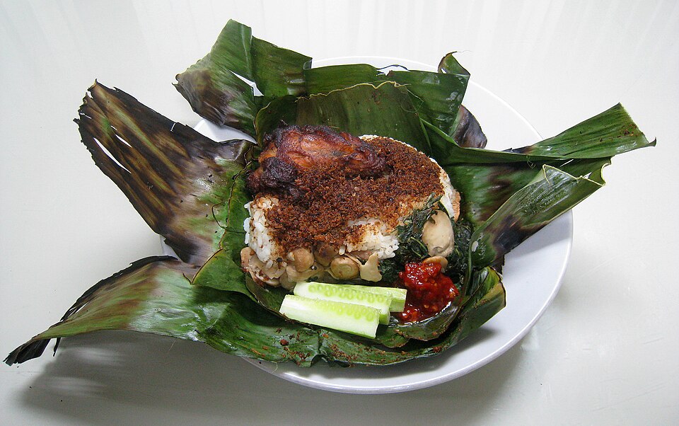 Nasi bakar - Traditional Indonesia dish