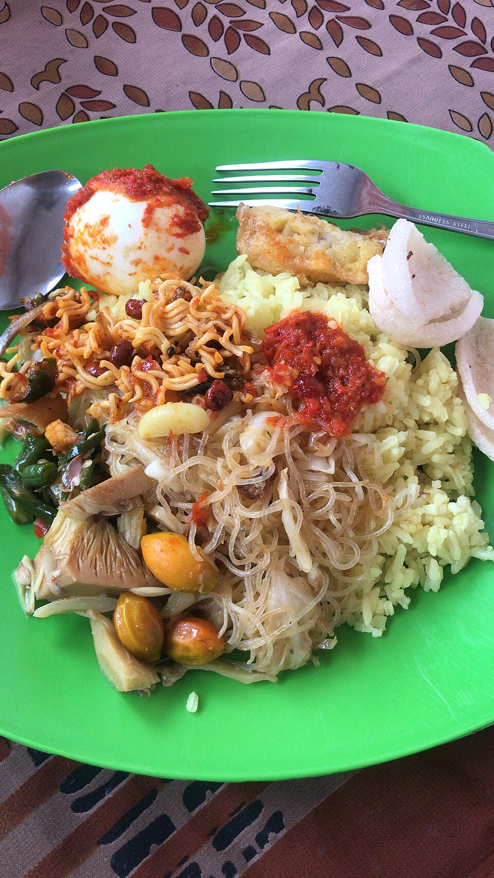 nasi guri - Traditional Indonesia dish