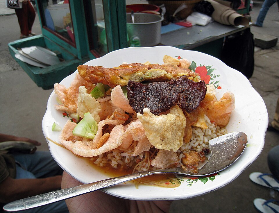 Nasi ulam - Traditional Indonesia dish