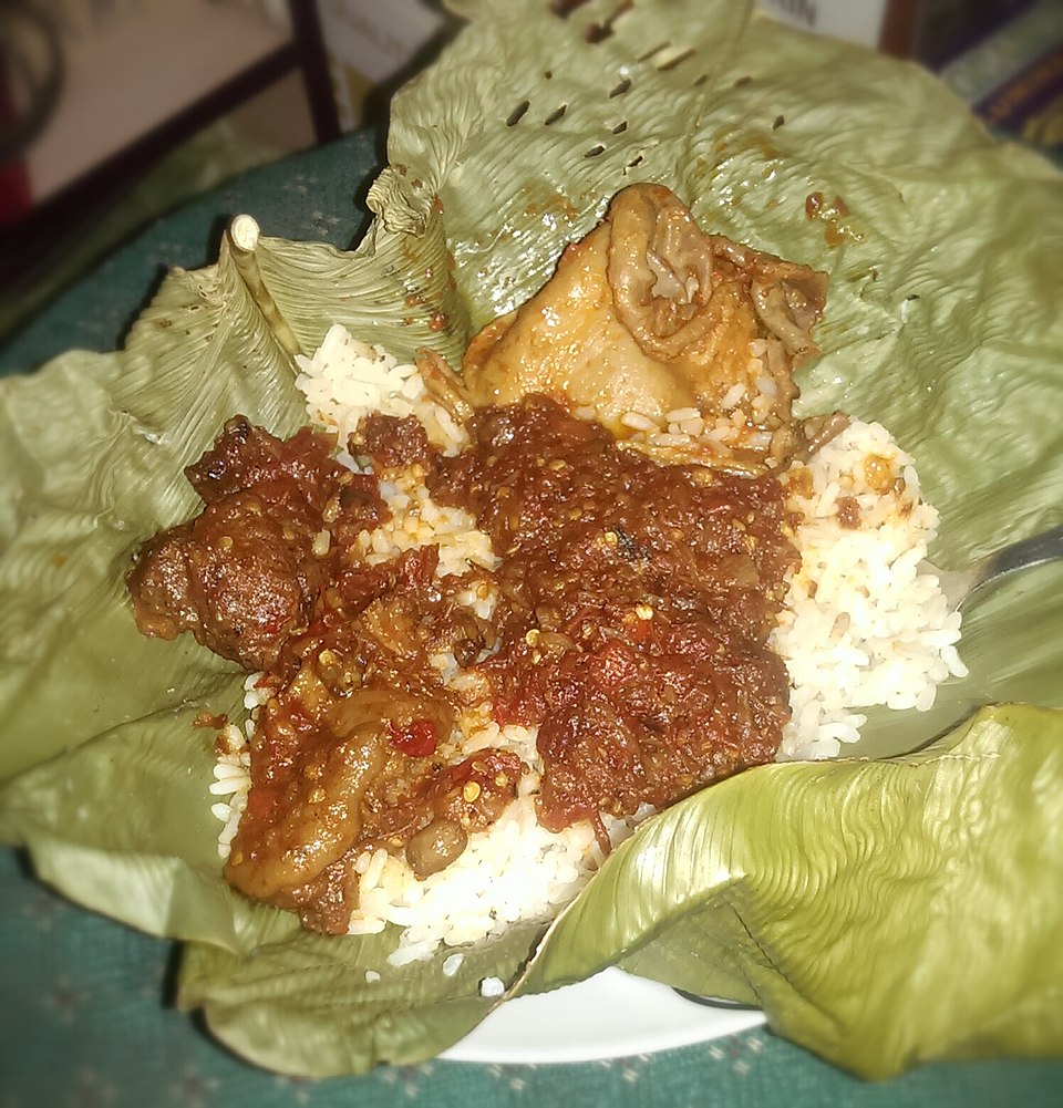 Ofada rice - Traditional Nigeria dish