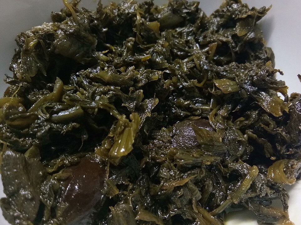 Olive vegetable - Traditional China dish