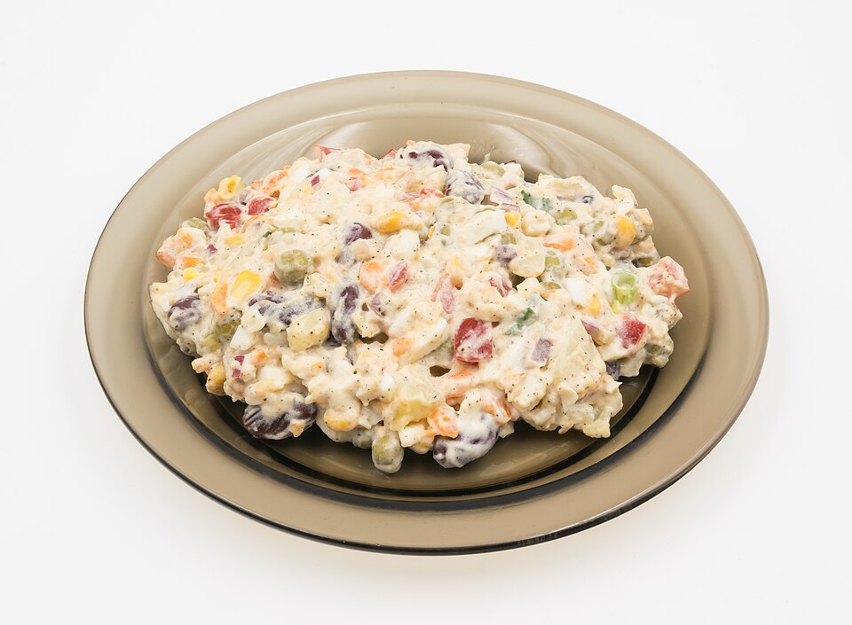 Olivier salad - Traditional Russia dish