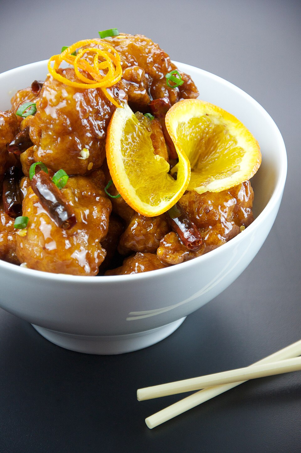 orange chicken - Traditional United States of America dish