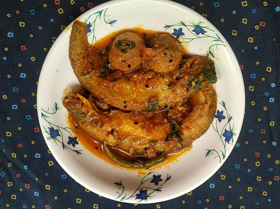 Pabda machher tel bori jhol - Traditional India dish