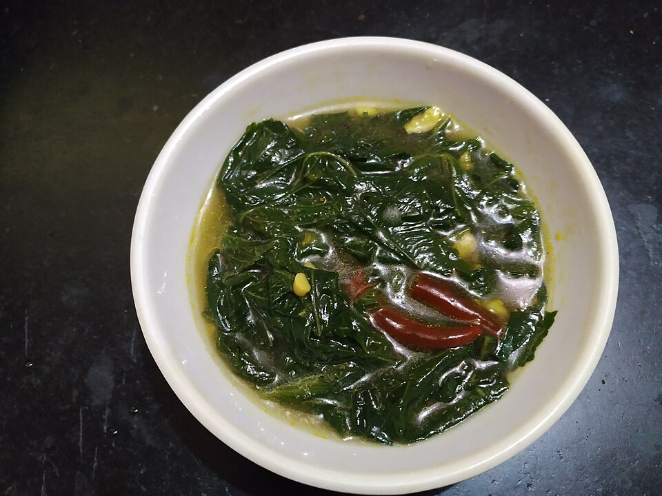 Pat shak er jhol - Traditional India dish